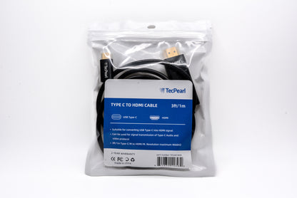 TYPE C TO HDMI CABLE (3FT/1M)