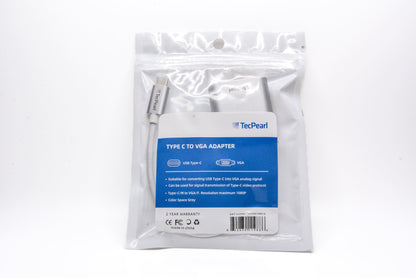 TecPearl Type C to VGA/F Adapter