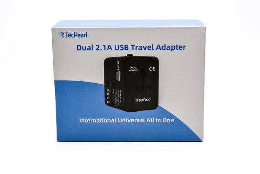 DUAL 2.1A USB TRAVEL ADAPTER